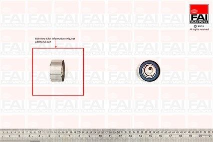 FAI AUTOPARTS Натяжной ролик, ремень ГРМ T9560